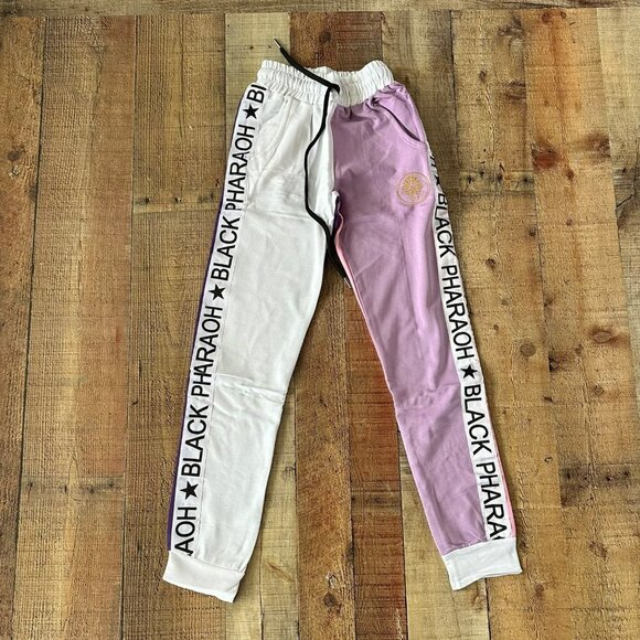 Black Pharaoh Womens Sweat suite set short sleeve top short joggers pink purple - Picture 13 of 16